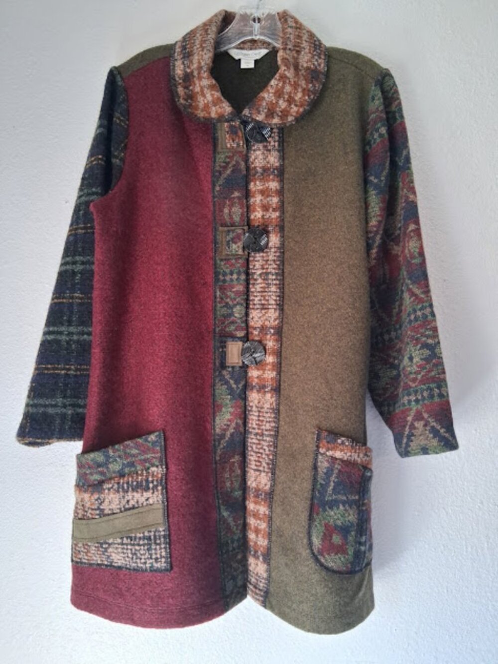 Coldwater Creek women's size M multicolored artful expressions jacket